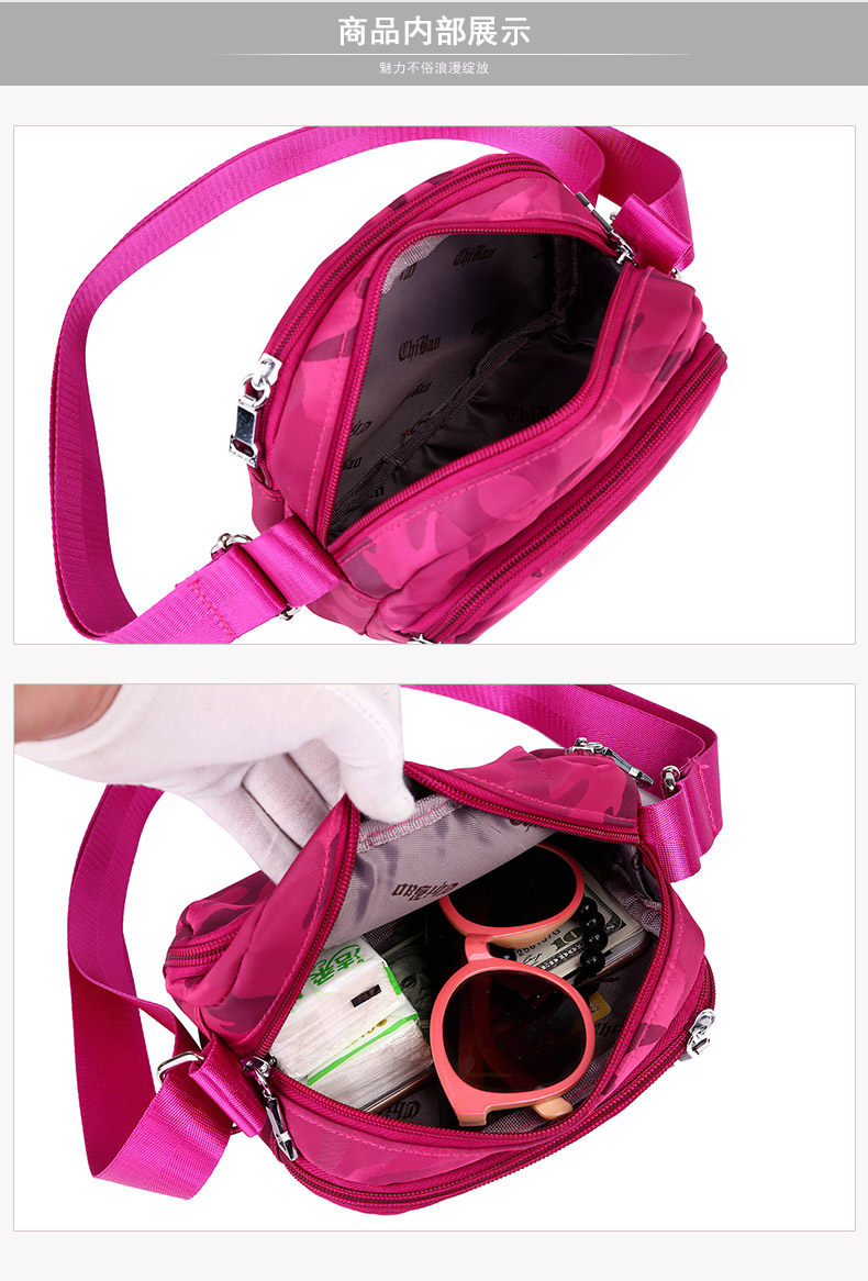 Нейлоновая небольшая сумка, маленькая сумка на одно плечо, шоппер, мобильный телефон, кошелек, сумка через плечо, ткань оксфорд Chi leopard 