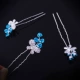 Nĩa hình chữ U cô dâu mũ cưới pin pin kẹp tóc kẹp tóc phiên bản Hàn Quốc của thời trang tóc hoang dã với các phụ kiện băng đô cho bé
