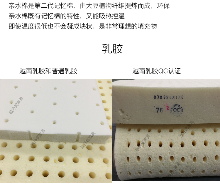Nhập khẩu nệm cao su khách sạn năm sao bộ tổng thống tùy chỉnh độc lập mùa xuân phần Waldorf Astoria - Nệm nệm cao su thiên nhiên kim cương