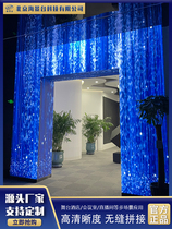 Indoor full color LED display 2P electronic P high-definition P5 large screen outdoor P splicing advertisement 4310 Conference room curtain P