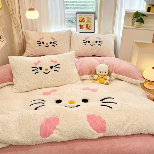 Демисезонный милый комплект, покрывало, 4 предмета, 3 предмета