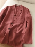 M niche в любви к случайному высокому ощущению Ji Linen Cust Outter Jacket Женская свободная и неторопливая тонкая костюма Солнцезащитный крем