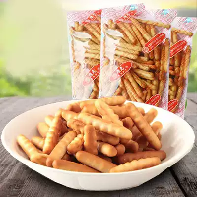 Kangyuan crispy strip cookies About 65g*15 bags of finger cookies After 80 nostalgic snacks
