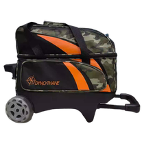 DYNO-THAN brand professional bowling double ball trolley bag camouflage durable bag material large wheel