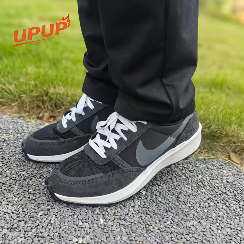 Nike Waffle Nav Gray White Black Nike Fabric Breathable Low-Top Casual Waffle Shoes for Men Fj4195-003 Nike Waffle Nav Gray White Black Nike Fabric Breathable Low-Top Casual Waffle Shoes for Men Fj4195-003