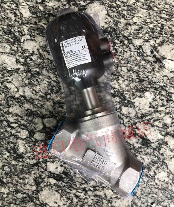 KANGFENG 2000A 40 0 ​​PTFE 316L stainless steel pneumatic angle seat valve angle seat valve DN40