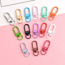 Homemade Diy keychain color metal door clasp handmade tool candy color 8-chain key ring accessories