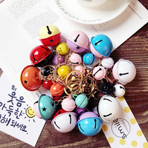 Big White keychain Rex rabbit hair ball jelly Bell car key chain bag pendant hanging ornaments