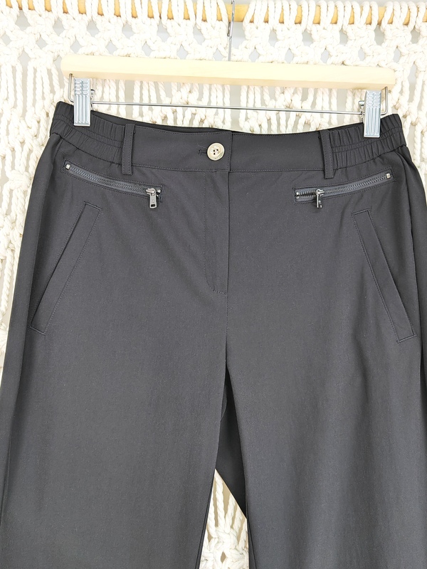 Exported Korean Outdoor Quick-Dry Pants, Tapered Pants, Thin Sports Pants with Zipper Decoration