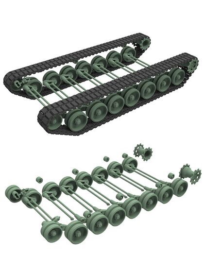 Special Offer in Stock Ah 35A058 1/35 Modern German Leopard 2A8 Tank with Metal Barrel