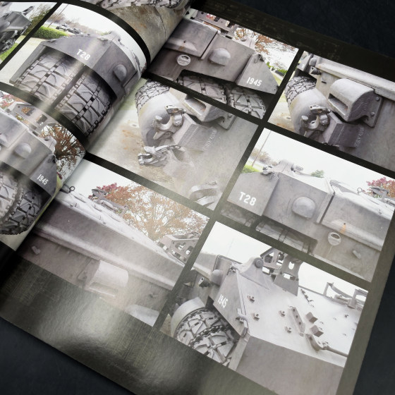 In-Stock, Quick Delivery, Luqiu Model, Sanhua T28 Tank Vehicle Reference Materials, Verification Materials, Color Page Version