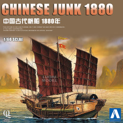 Ready Stock, Quick Delivery, Qingdao Society Assembled Model 1/60, Ancient Chinese Sailing Ship, 1880, 05646