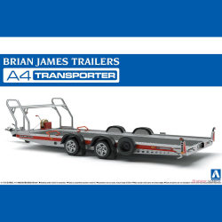 Qingdao Society Assembly Model 05260 1/24 Brian James Trailers A4 Transport Trailer