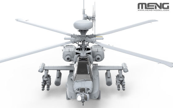 Liuqiu Model Meng 1/35 Boeing Ah-64D Longbow Apache Armed Helicopter Qs-004