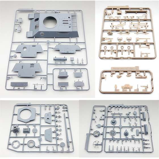 Reprint Ah Assembly 1/35 Vk3002 (Db) German Medium Tank with Movable Suspension Tracks 35A002