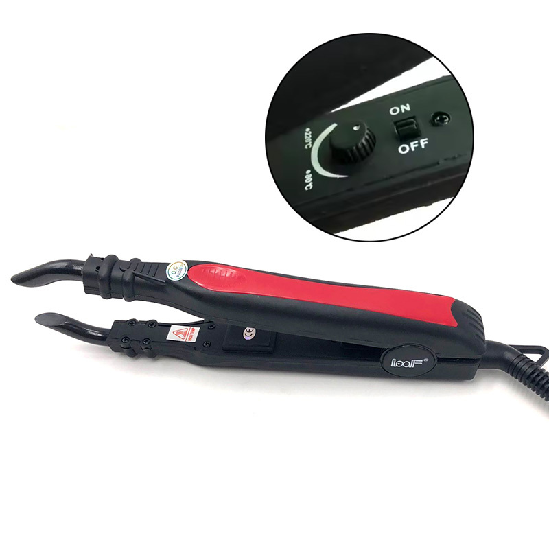 Amazon and Aliexpress Best-Selling Loof 678 Temperature-Adjustable Nano Fast-Heating High-Temperature Invisible Hair Extension Pliers Heating Hair Extension Tool