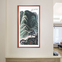 Chinese painting landscape painting porch decorative painting corridor vertical Chinese aisle painting new Chinese living room dining room hanging painting