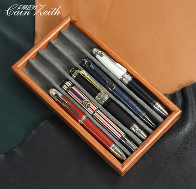 Pure solid wood pen tray, solid wood pen tray, famous pen storage tray, pen case, necklace, bracelet storage box, pen tray, stationery