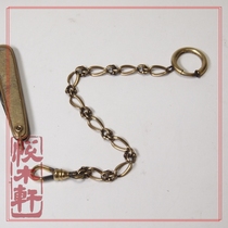 German gold-filled old pocket watch chain large buckle short chain 1 20 12k gold-filled 19 cm 9 3 g