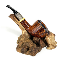 Mali Pimple Pipe Rack Mali Pimple Nodule Tree Root Pipe Stand Display Rack Personalized Mens Handmade Smoking Accessories