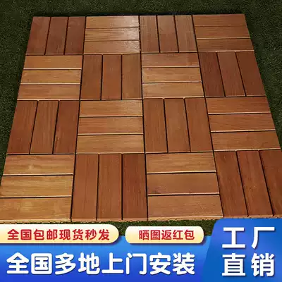 Factory special price Indonesia imported gambler balcony outdoor outdoor bathroom villa three-fight anti-corrosion wood solid wood floor