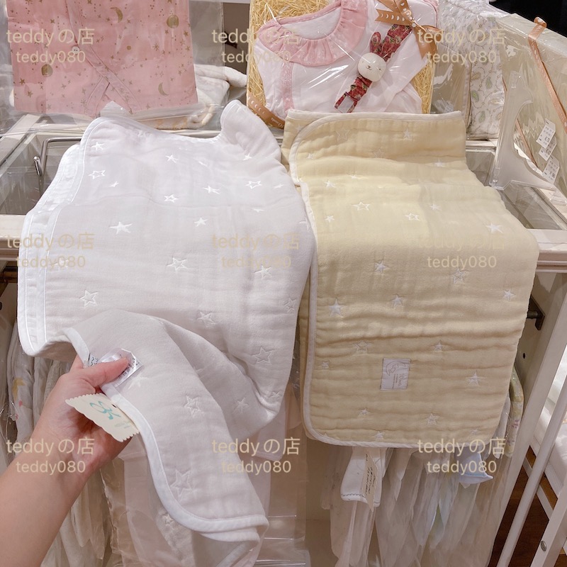 Japan straight hair small mushroom home 10mois six layers of breathable cotton gauze star style baby adult blanket quilt