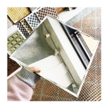 300 Золото зеркало серебряное зеркало Большое зеркало -Слига хрустальная стеклянная плитка мозаичная фонаная стена Ktv стена наклейка шестнадцатилетняя ромб