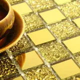 Стеклянная мозаика, самоклеющаяся касса на стену, зеркальный эффект