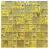 Стеклянная мозаика, самоклеющаяся касса на стену, зеркальный эффект