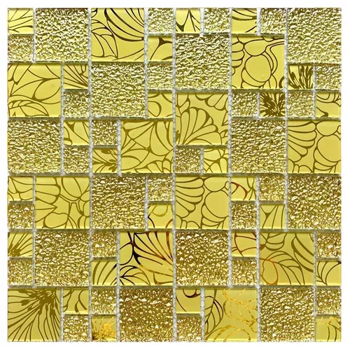 Стеклянная мозаика, самоклеющаяся касса на стену, зеркальный эффект