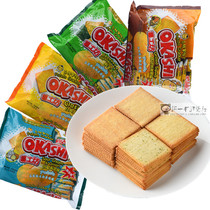 Thai potato workshop potato wheat crackers potato crackers 192g * 4 packs seaweed cheese garlic flavor