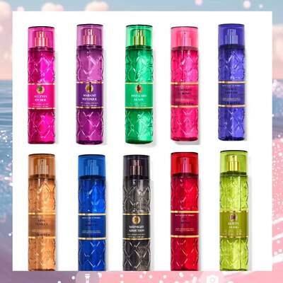 A collection of 236ml BBW American Bath&Body works luxury Series scented body sprays in stock