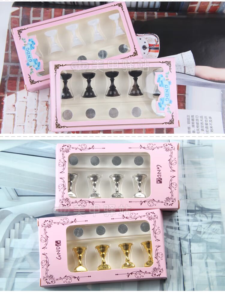 Nhật Bản net đỏ công cụ làm móng cờ vua hỗ trợ mảnh trong suốt cơ sở acrylic hình chữ nhật khung tập thể dục trọn bộ dụng cụ làm nail