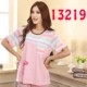 Mùa hè đôi cotton cotton tay ngắn quần pyjama cotton đồ ngủ nam cộng với phân bón XL dịch vụ tại nhà