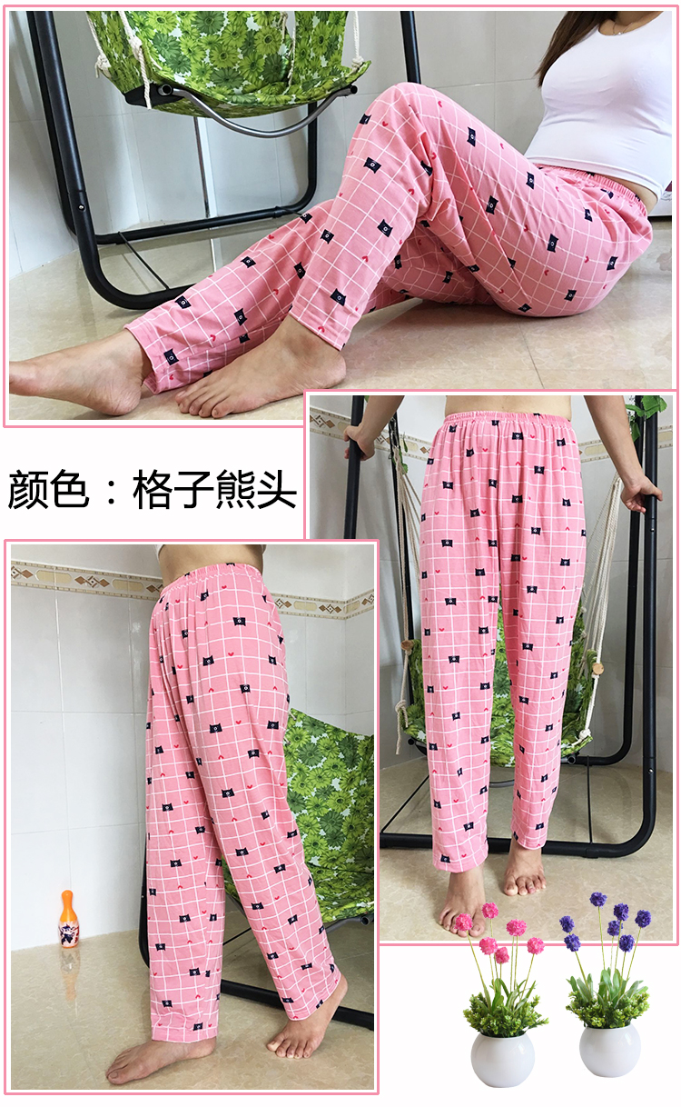 Mùa xuân và mùa thu và mùa đông của phụ nữ quần cotton dày pyjama quần mùa xuân và mùa hè phụ nữ cotton mỏng phần quần lỏng nhà quần XL quần tây nam đẹp