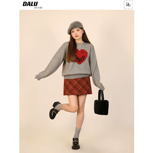 Демисезонное шерстяное пальто, юбка, мини-юбка, А-силуэт