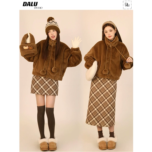 Демисезонное шерстяное пальто, юбка, мини-юбка, А-силуэт