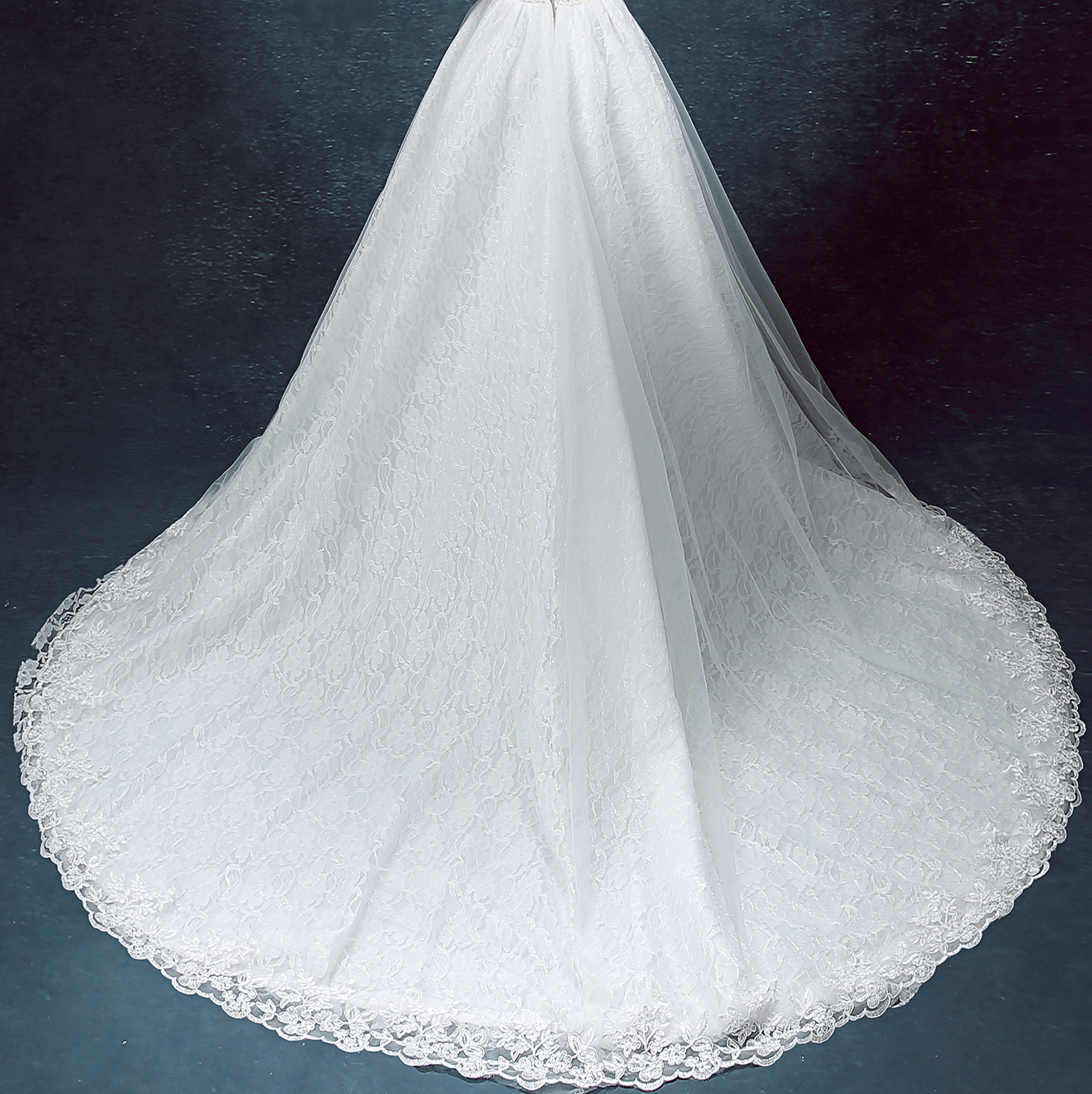  XL+Lace belt lace tail tail wedding dress   + $22.31 