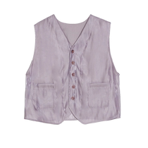 (Ambilight Series) EIN Literary Retro Casual Temperament Palace Vest 2024 Spring New Product