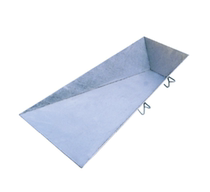 Brace rod jumper in steel sheet welded with white spray