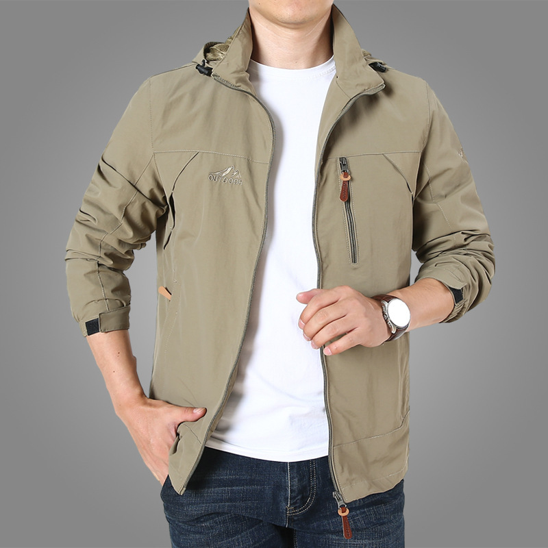 Aliexpress 2022 Spring New Men's Loose Quick-Dry Large Size Casual Sports Outdoor Windbreaker Jacket for Men Aliexpress 2022 Spring New Men's Loose Quick-Dry Large Size Casual Sports Outdoor Windbreaker Jacket for Men