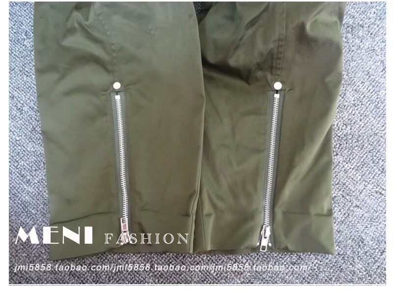 Châu Âu 2019 xuân hè mới thả lỏng eo cao đính cườm hoa dây kéo quần yếm quần harem quần nữ - Quần Harem quần thể thao nữ