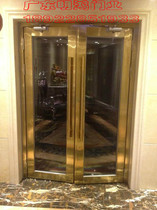 Titanium stainless steel fire door stainless steel glass fire door factory direct national delivery certificate complete