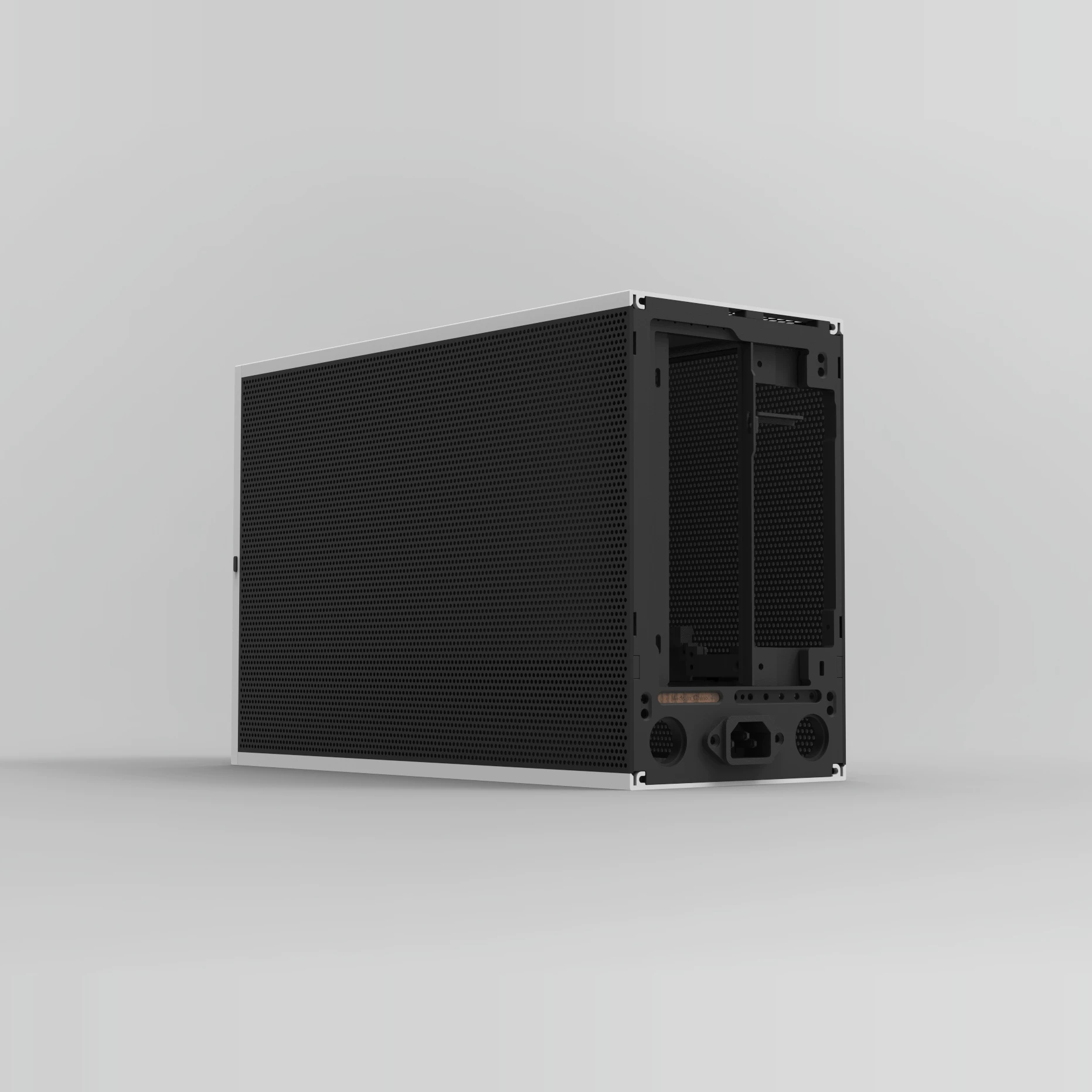 Домашняя версия шасси из алюминиевого сплава T1 объемом 9 литров мини ITX ЧПУ водяное охлаждение. Нерыночная версия может быть настроена.