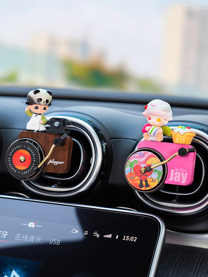 Новый автомобильный освежитель воздуха 2025 года, милый декор для вентиляционных отверстий кондиционера, аксессуар для интерьера автомобиля, кукла для женщин