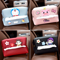 Car Towels Box Car Hanging for Hanging Bag Visor Adorable Car Hanging Bag Car Interior Paper Crambag Lady