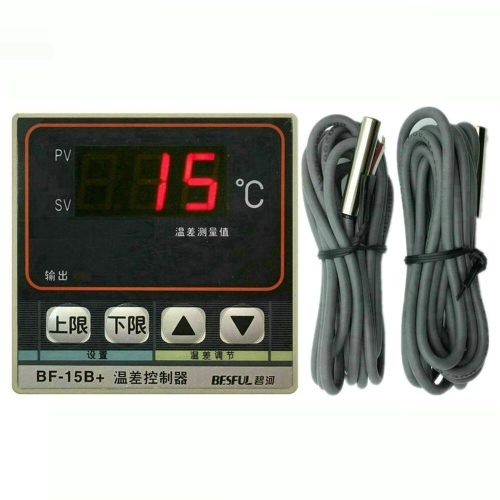 BF-15B Bihe intelligent solar temperature difference controller hot water high and low temperature comparison cycle return water meter
