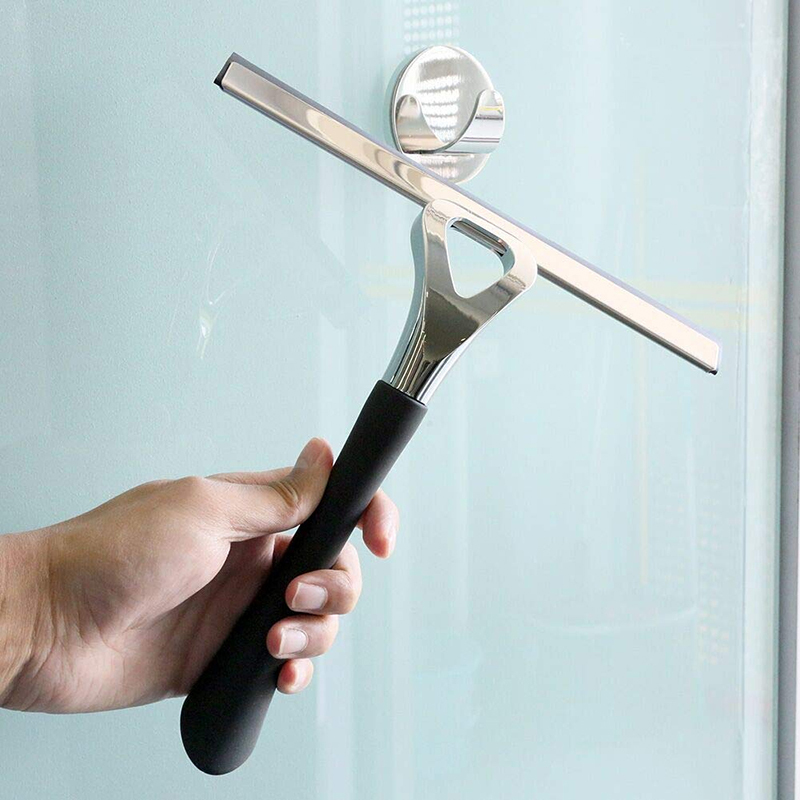 Glass Wiper for Cleaning Household Bathroom Mirrors, Scraper, Countertop Window Cleaning Tool