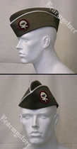 Reproduction of the American Normandy airborne World War II 101 paratrooper cap from the late 1942 the Whistling Eagle paratrooper cap.