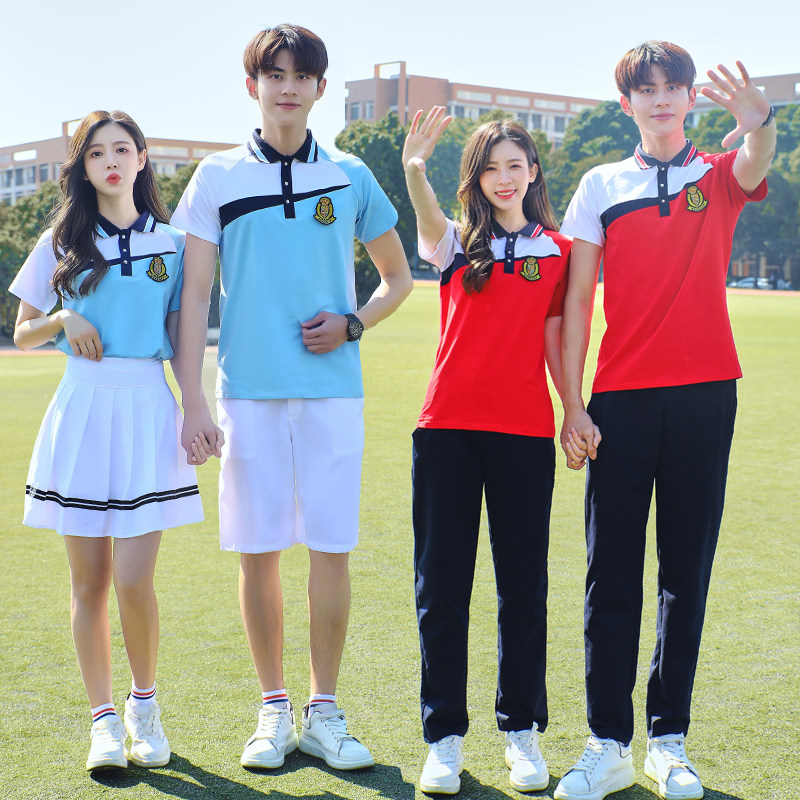 Sixth grade sports meeting opening ceremony clothing junior high school students high school students school uniform suit college style chorus costumes